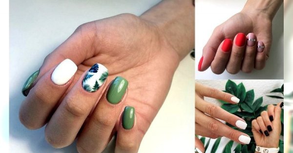 Manicure dla krótkich paznokci - galeria najlepszych propozycji na lato 2019