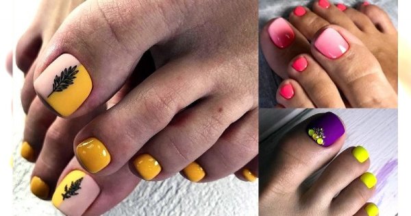 Letni pedicure - 25 fantastycznych wzorów