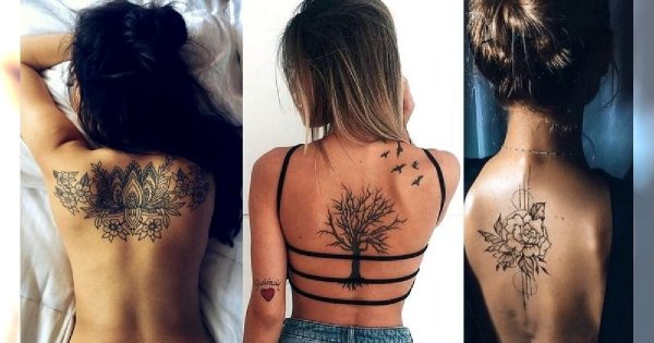 Magiczne tatuaże na plecy - galeria pięknych i zmysłowych wzorów