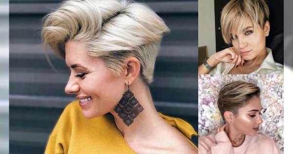 Fryzury pixie i undercut - cięcia idealne dla blondynek!