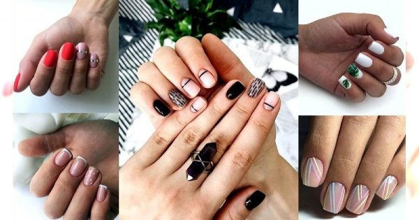 Manicure dla krótkich paznokci - 40 modnych zdobień
