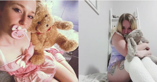 Mimo, że są już dorosłymi kobietami, dalej chcą ssać smoczek i zakładać pieluchy. Dlaczego? Zobaczcie szokującą galerię!
