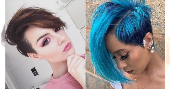 Krótkie fryzury z grzywką - nowe, modne cięcia włosów dla kobiet [HOT TRENDY 2019]