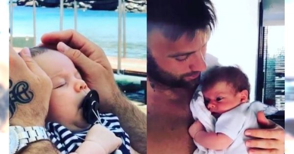 Artur Boruc ZAKOCHANY w synku: "Masażyk na plaży to jest to"