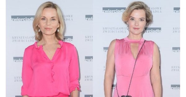 Małgorzata Foremniak i Monika Zamachowska w różu! Jedna z nich źle dobrała odcień do karnacji