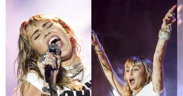 Miley Cyrus na koncercie w Polsce! A gdy podniosła rękę... UPS, pokazała za dużo!