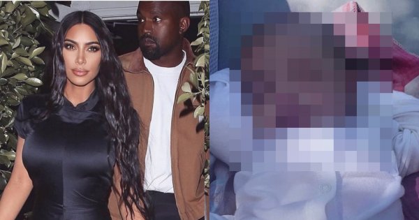 Kim Kardashian wreszcie pokazuje Synka. Spójrzcie na tę słodką buźkę. Podobny do taty?