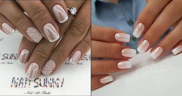 White manicure - 20 pomysłów na eleganckie, białe paznokcie