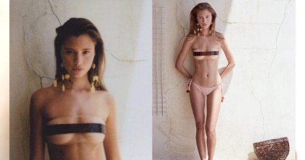 Tak odważnego bikini jeszcze nie widziałyście. Góra - przezroczysta, sutki zasłania tylko...