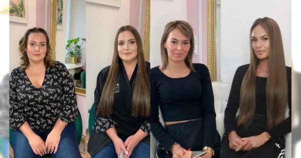 Metamorfozy zwykłych kobiet z przedłużaniem włosów. Ten polski salon CZYNI CUDA