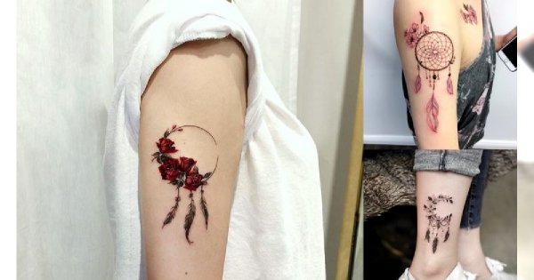 Tatuaż łapacz snów - galeria najlepszych kobiecych wzorów