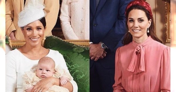 Meghan Markle na chrzcinach Archiego rywalizuje z Kate na sukienki! Która lepiej się ubrała?