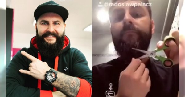 Radek Palacz z "Big Brothera" BEZ BRODY! Internauci w śmiech: "Jak Bartłomiej Misiewicz"