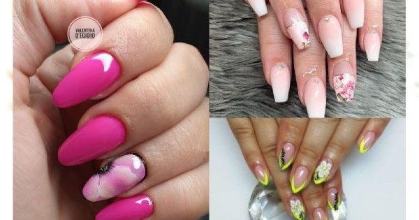 Flower manicure na lato 2019! 25 najpiękniejszych propozycji na kwiatowe hybrydy