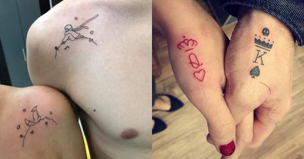 Tatuaże dla par - 24 wzory tatuaży dla zakochanych