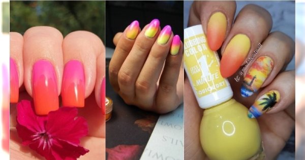 Ombre manicure 2019 na lato! Zobacz 25 najpiękniejszych propozycji na hybrydy ombre