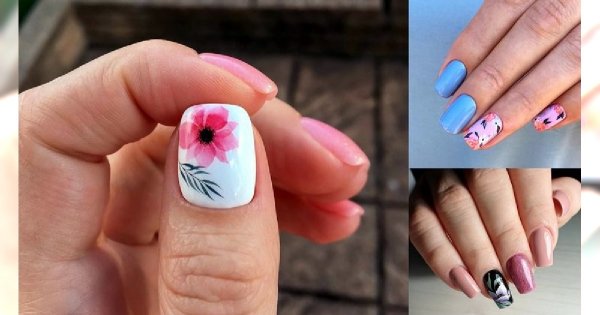 20 pomysłów na śliczny kwiatowy manicure! [GALERIA]