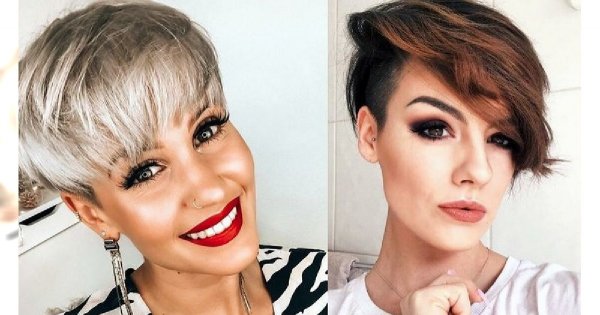Krótkie i półkrótkie fryzury z grzywką - 30 najmodniejszych odsłon