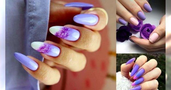 Fioletowy manicure - 20 unikatowych i mega stylowych zdobień