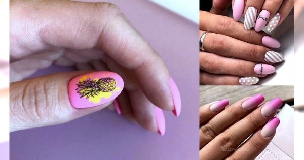 Różowy manicure w modnych odsłonach - galeria rewelacyjnych stylizacji