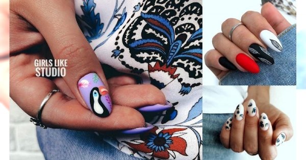 Matowy manicure 2019/2020 - przegląd unikatowych zdobień