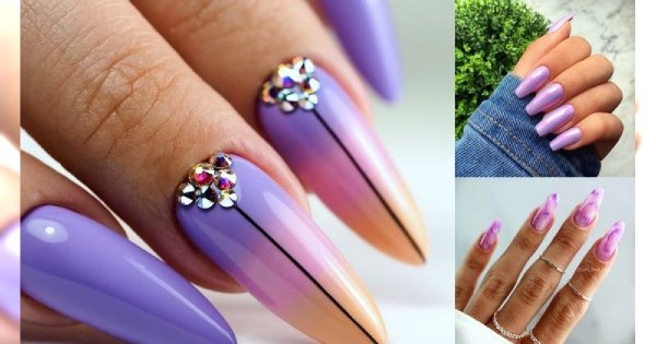 Fioletowy manicure - galeria fantastycznych stylizacji