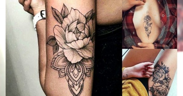 Tatuaże kwiaty - 25 ślicznych wzorów, które Cię urzekną