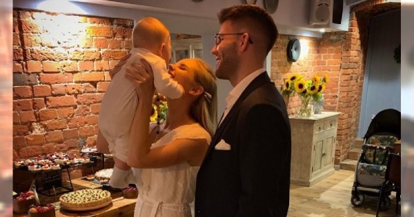 Olga Kalicka ochrzciła syna. Internautki wbijają szpilę: "Chrzciny, a ślubu nie ma"