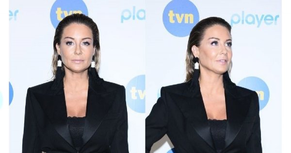 Małgorzata Rozenek na ramówce TVN cała w czerni. Ale my patrzymy na jej nową fryzurę!