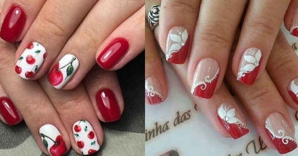 Czerwony manicure - 20 hitowych wzorów na jesień i zimę!