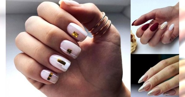 Manicure ze złotymi zdobieniami - galeria stylowych propozycji