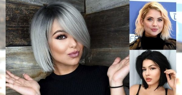 Genialne fryzury dla okrągłej twarzy - 25 efektownych cięć