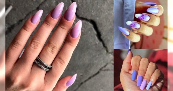Fioletowy manicure - 21 fantastycznych stylizacji
