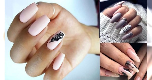 Manicure z piórkiem - 20 oryginalnych i ślicznych zdobień
