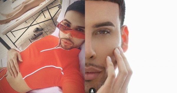 Ten makijażysta usunął sobie żebra, by wyglądać jak Kim Kardashian. Nosi też taką samą bieliznę!
