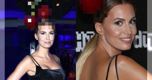 Agnieszka Hyży w czarnej kreacji na gali Flesz Fashion Night. Ale co ona ma na głowie?!