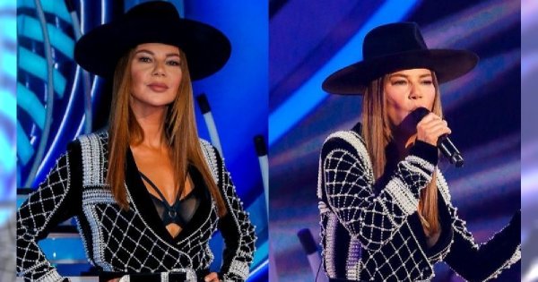 Edyta Górniak pręży się na rozpoczęciu "Big Brother 2" w kusej mini, która ledwo zasłaniała jej bieliznę!