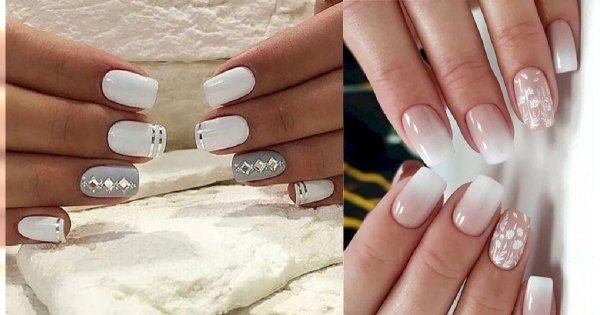 Ślubny manicure - białe paznokcie w 25 najpiękniejszych wydaniach!