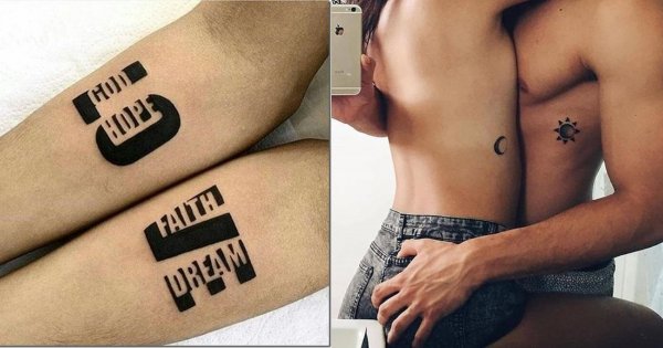Tatuaże dla par - wzory tatuaży dla zakochanych