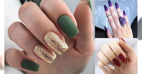 Matowy manicure 2019/2020 - galeria nietuzinkowych zdobień