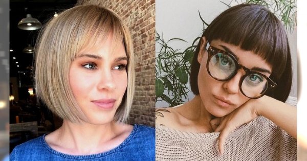 Bob z grzywką - galeria modnych fryzur, które odejmą Ci lat