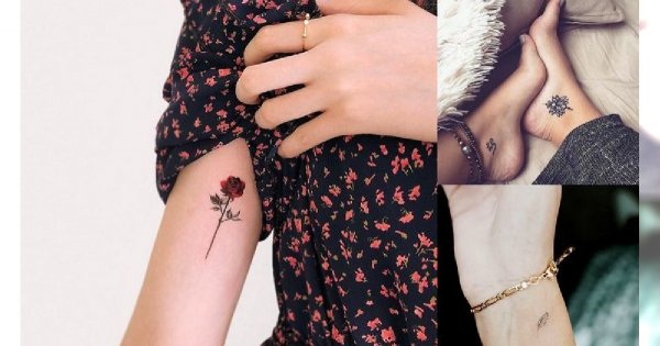 Małe tatuaże - 30 kobiecych i subtelnych wzorów