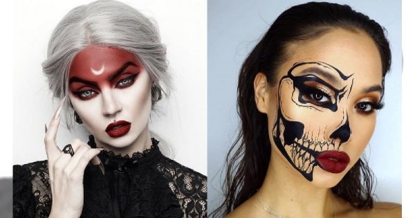 Makijaże na Halloween - galeria przerażających i wyjątkowych propozycji