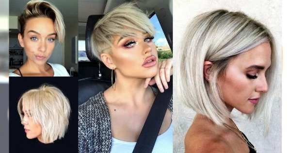 Krótkie i półkrótkie fryzury dla blondynek - 20 wyjątkowych cięć