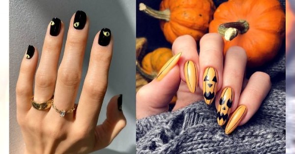Manicure na Halloween - galeria przerażających i stylowych pomysłów