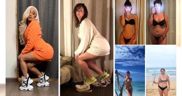 Kobieta odtwarza zdjęcia gwiazd i jest w tym GENIALNA! Instagram vs rzeczywistość