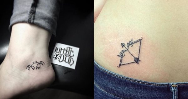 Niewielkie tatuaże ze znakiem zodiaku - galeria małych tatuaży