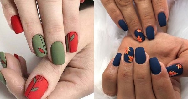 Paznokcie liść - 20 propozycji na manicure z motywem liści