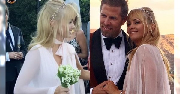Izabella Scorupco wzięła ślub! Jak wam się podoba suknia ślubna 49-latki?
