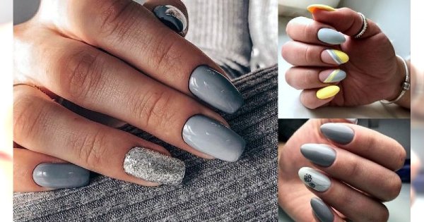 Szary manicure w najbardziej stylowych odsłonach - te stylizacje to HIT!